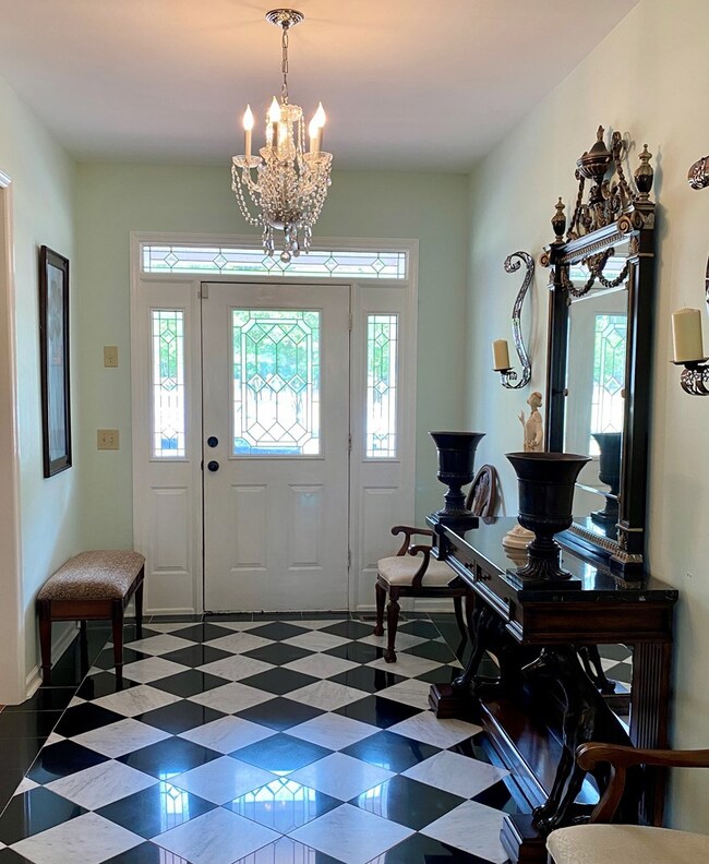 Foyer view facing front door