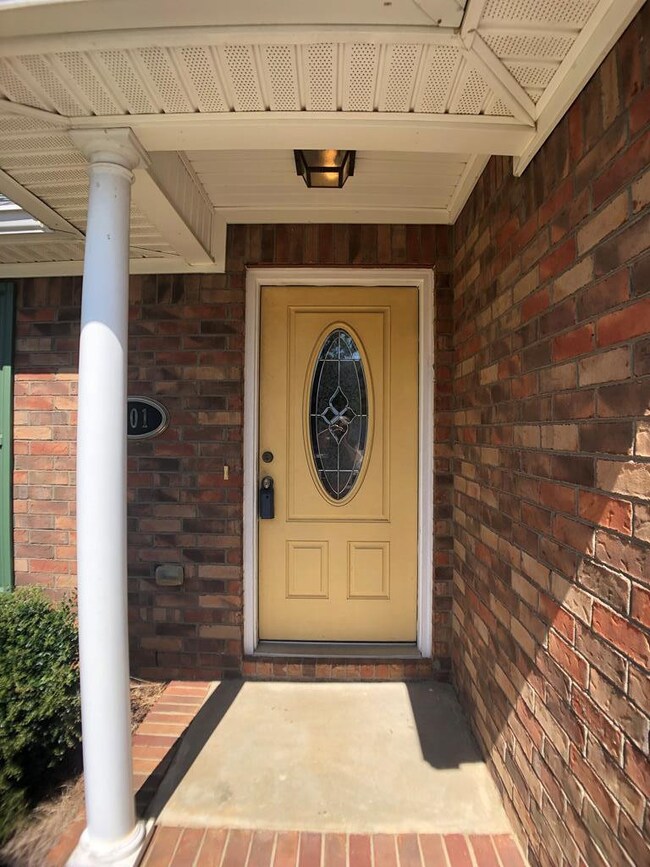 Covered front door