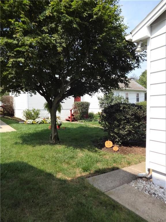 To the back yard