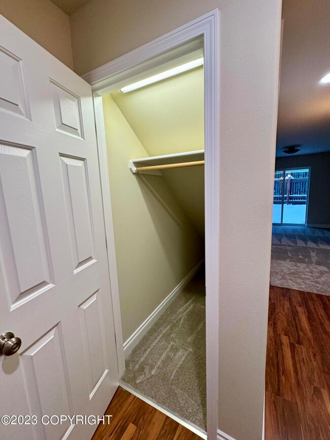 closet off main entry