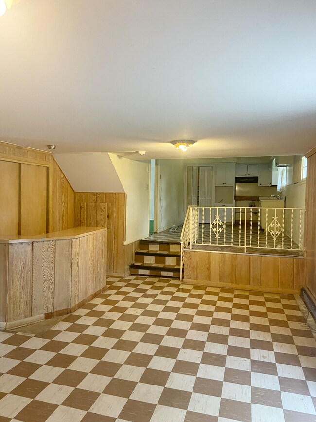 Steps leading up to the Kitchen 