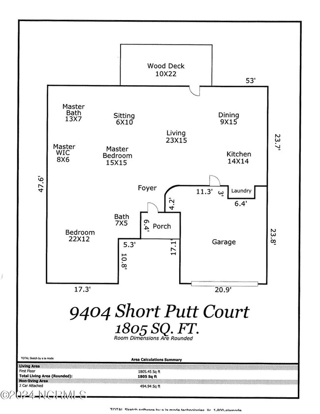 9404 Short Putt - Floor Plan