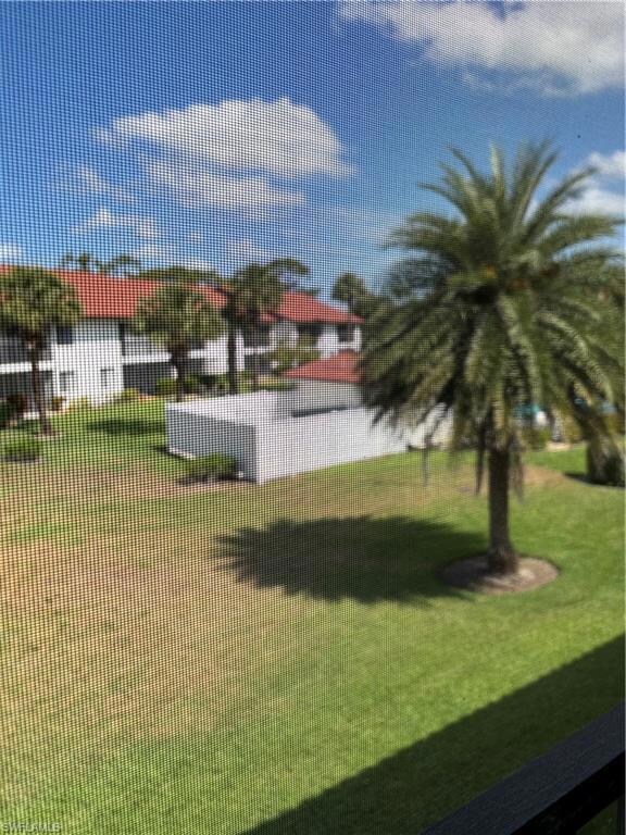view of courtyard and pool area.