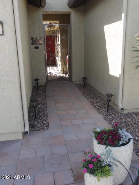 Roman pavers entrance