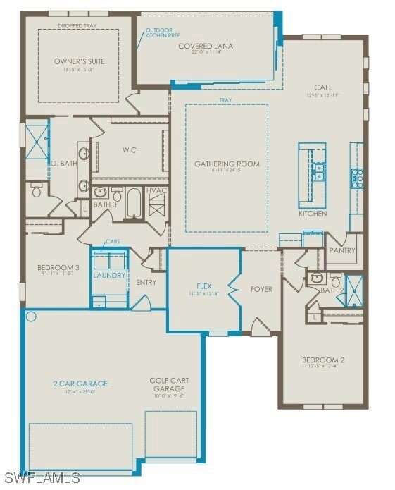 Floorplan with structurals