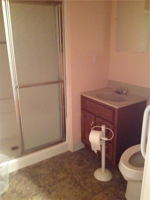 First floor bath with walk in shower