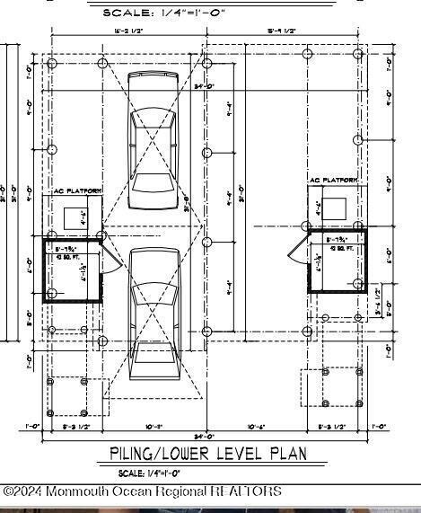 4) LOWER LEVEL ELEVATION