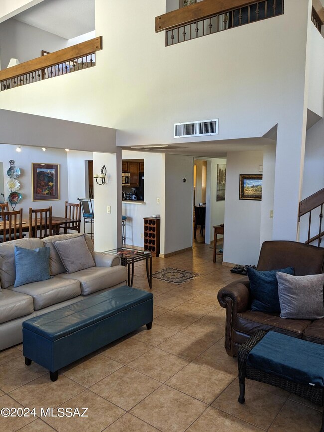 Living Open to Dining
