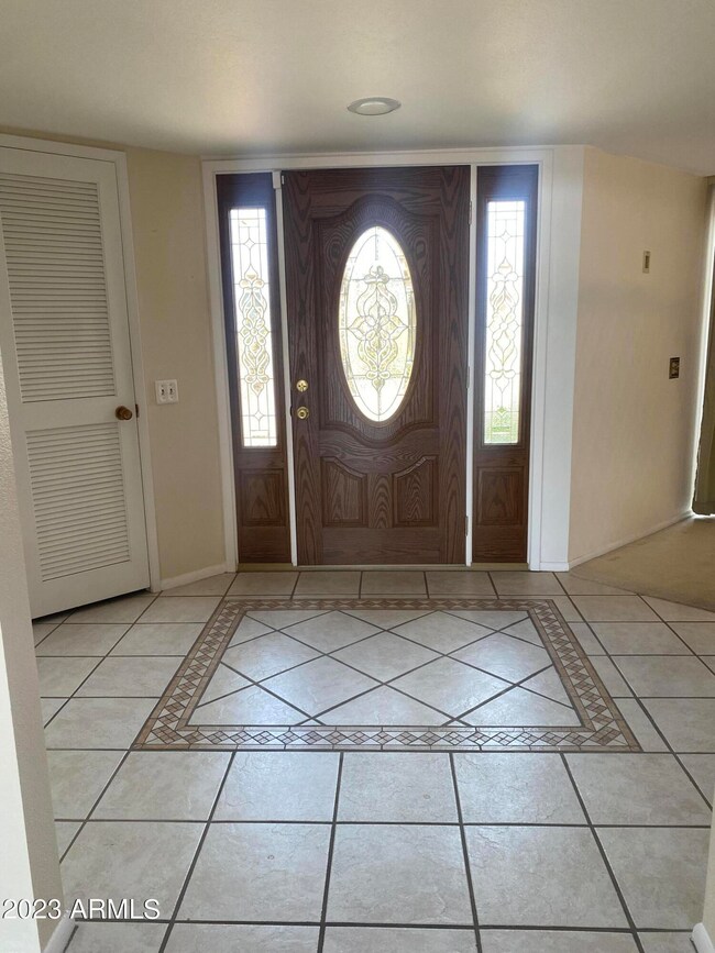 front door facing North