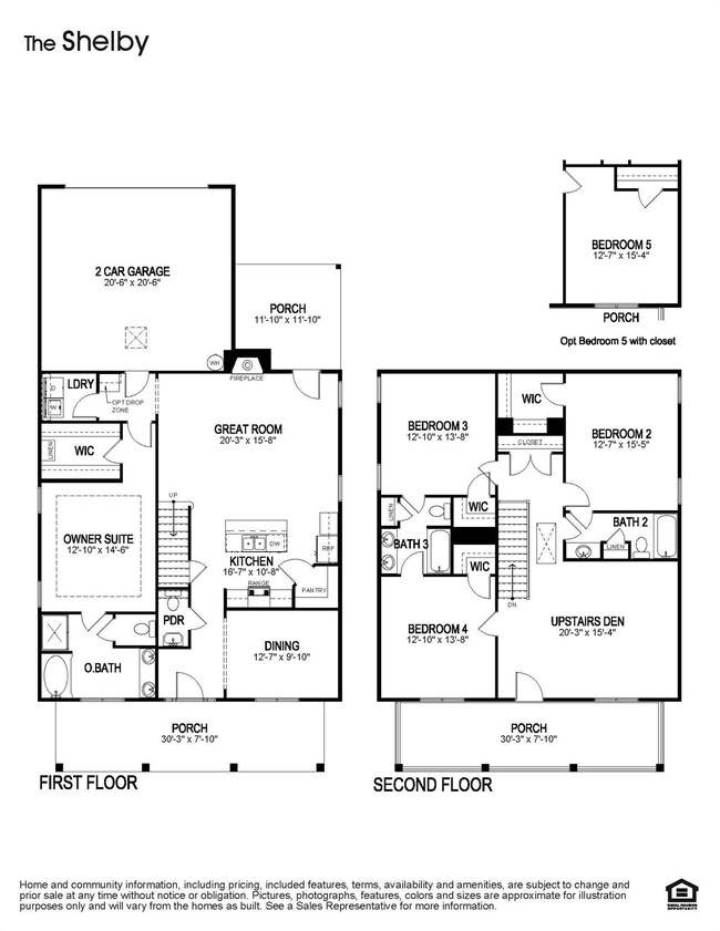Shelby Floor Plan. 