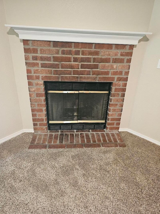 Wood Burning Fireplace