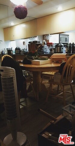 Dining area with kitchen bar