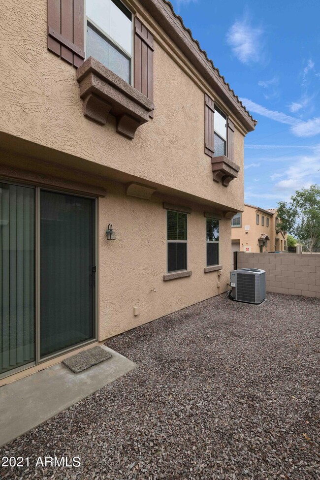 Patio access to private yard