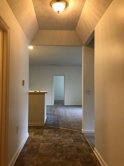 Entryway with Tray ceilings