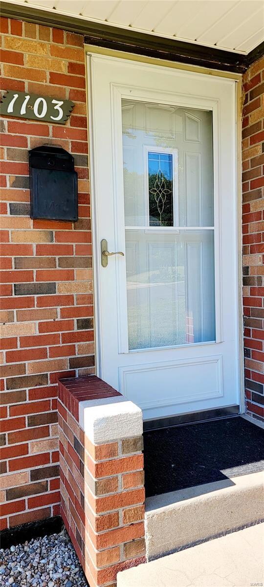 New storm door and entry door