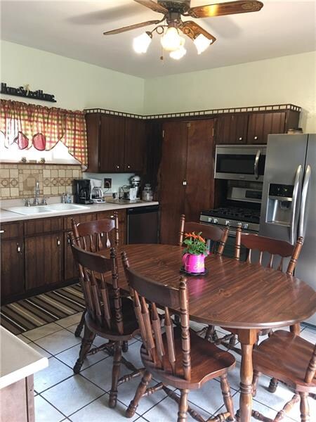 EIK Kitchen with new SS appliances included.