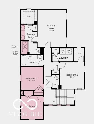Second Floor Plan - Additional Highlights Include: 84