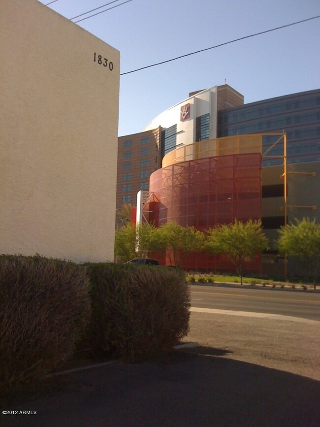 view across street