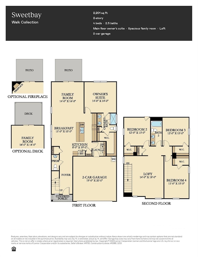 Sweetbay Floorplan