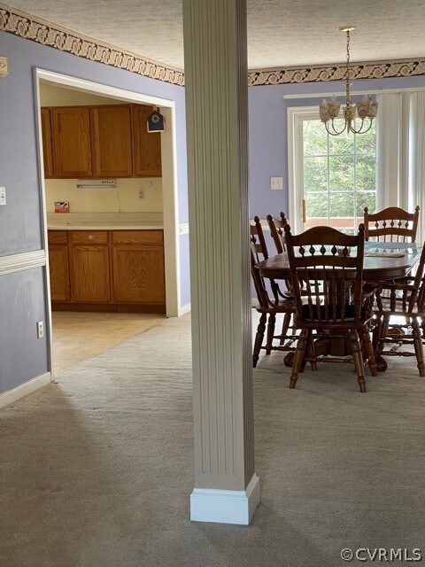 Great room with columns.