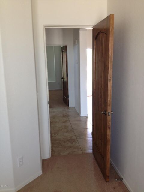 View into BR 1 & entryway