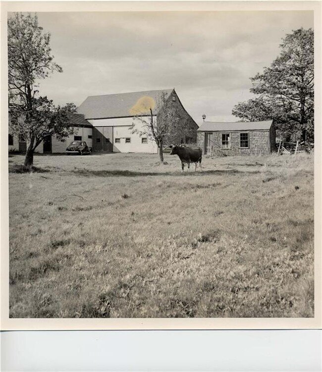 Original Start Farm photo. Barn is...