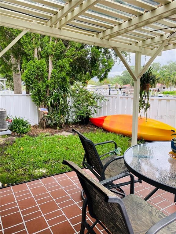 Side Patio View