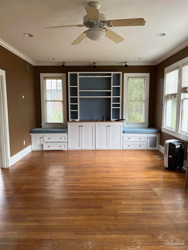 Built In Bookshelves, Surround Sound Equip Storage