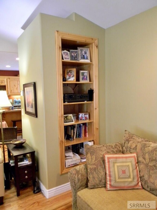 Built-in Book or Display Area