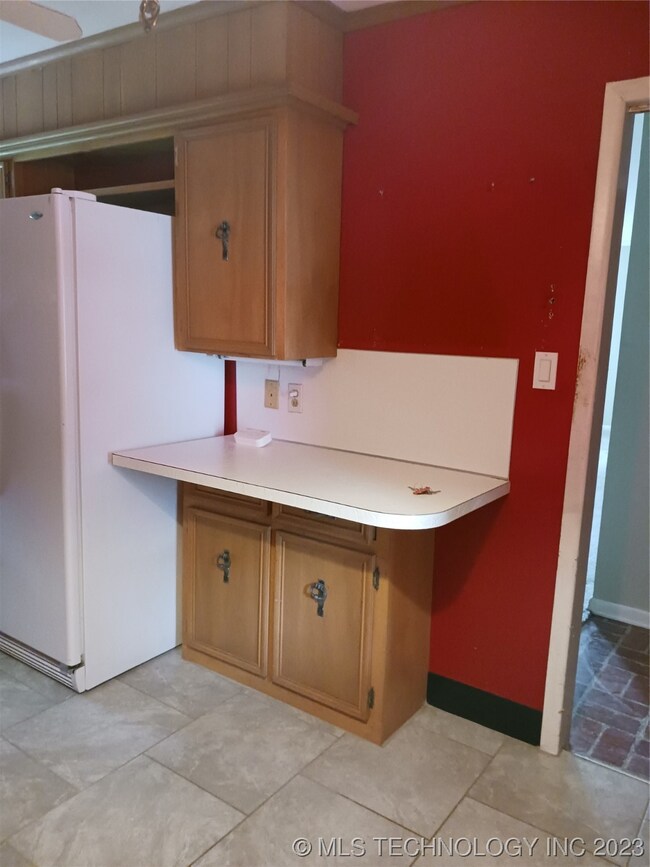 Kitchen work area.