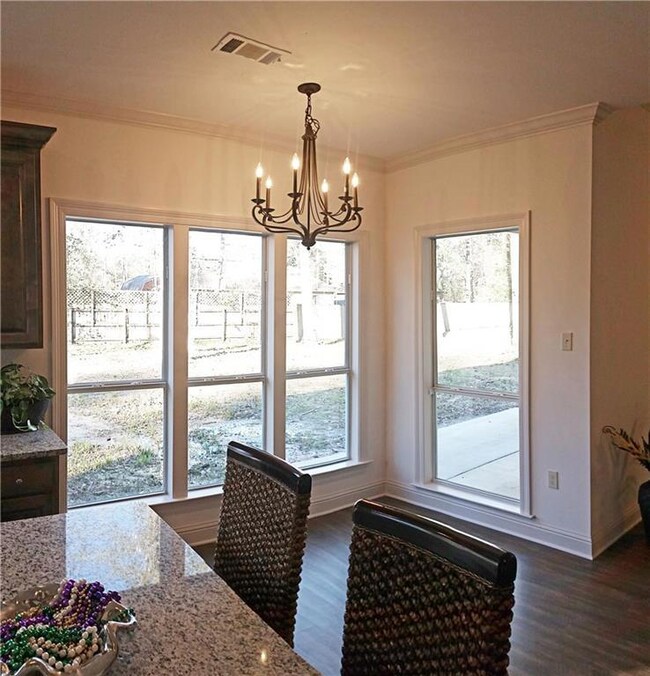 Breakfast Area with Wall of Windows