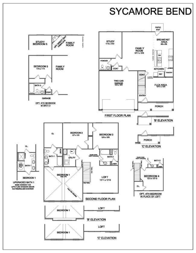 Sycamore Bend Floorplan