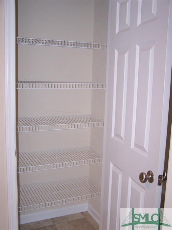 Large pantry in the kitchen