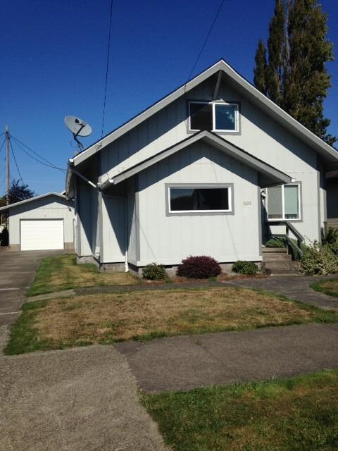 front with garage