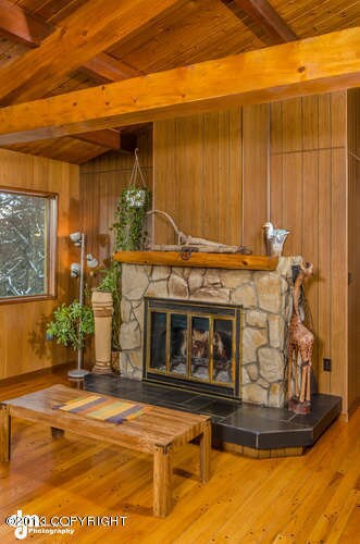 Real Wood Fireplace