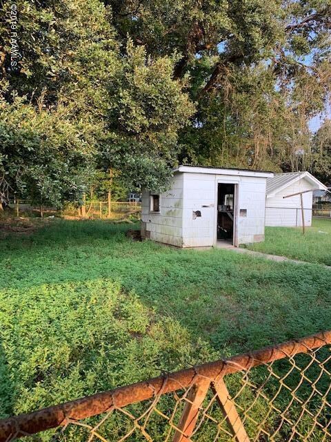 Fenced in Back Yard