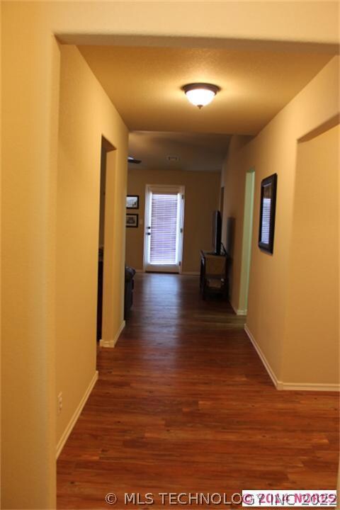 Standing in entryway looking in towards office noo