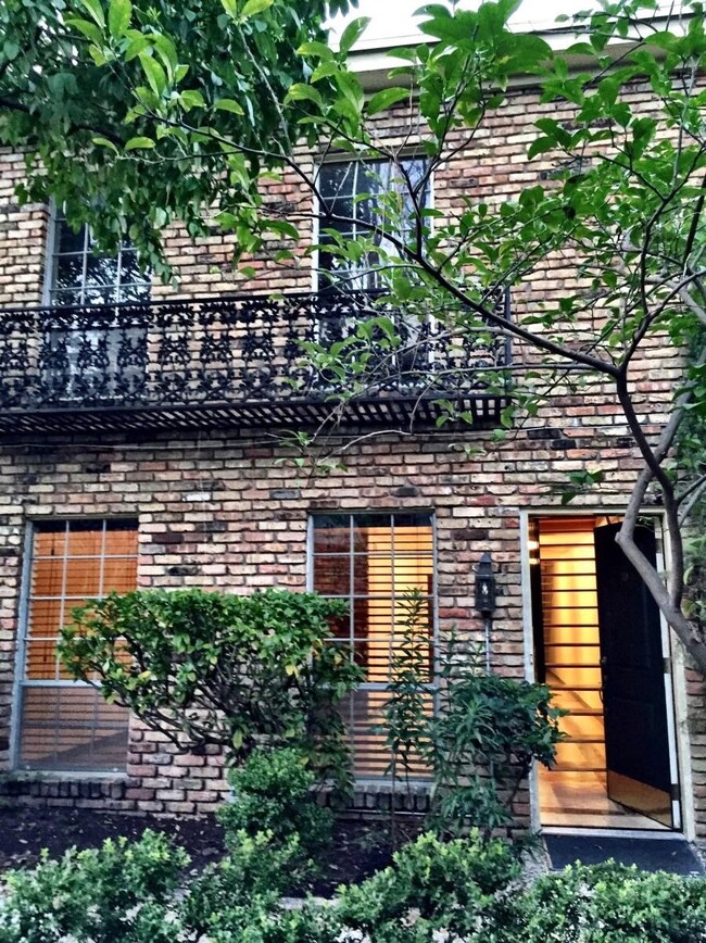 Front Door facing courtyard