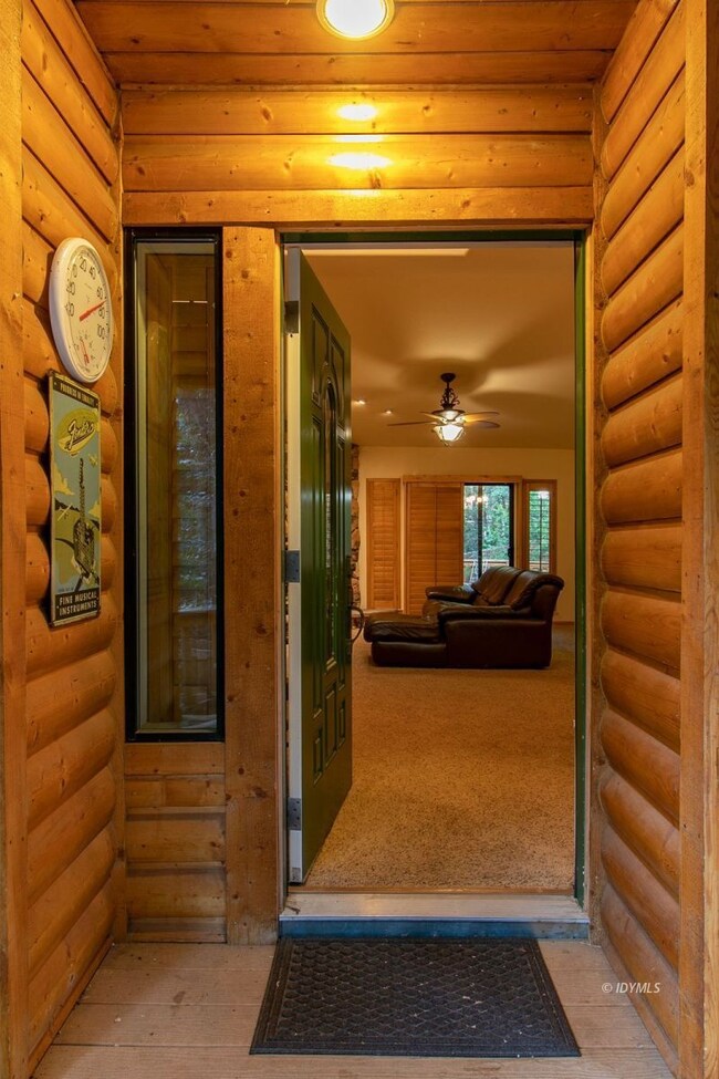 View from front door into living area