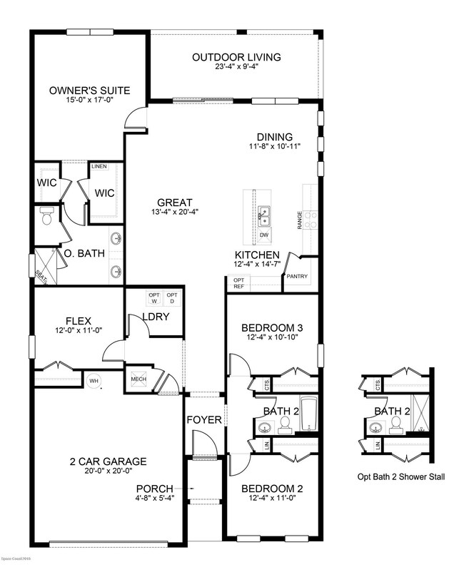2034-Delray - Floorplan - Melbourne