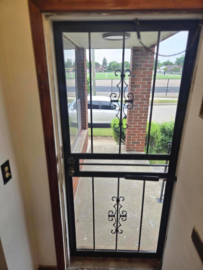 Entrance from front porch