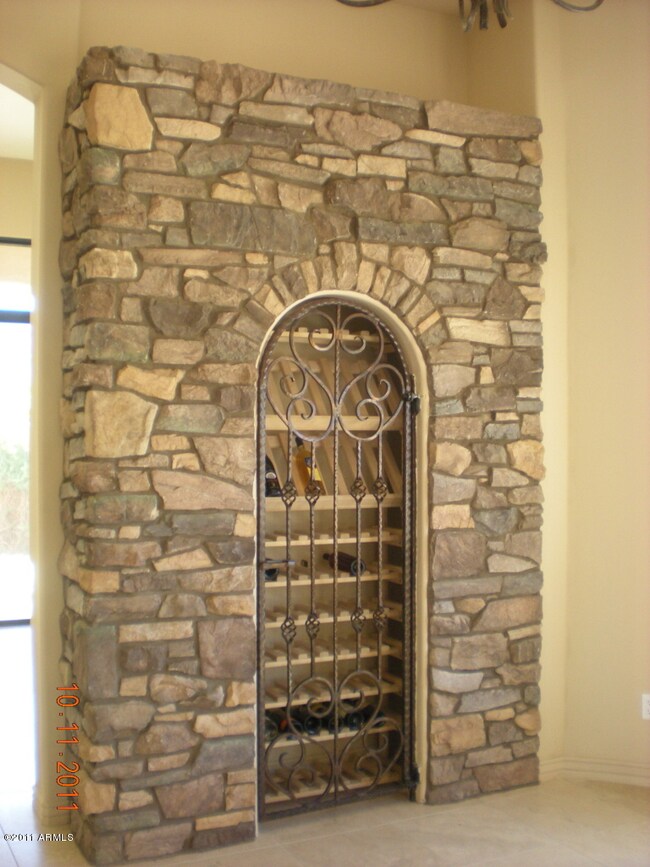 Stone finished Wine room