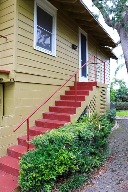 STEPS UP TO THE BONUS AREA OVER THE DETACHED GARAG