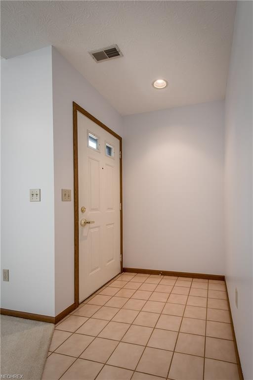 Tiled entryway