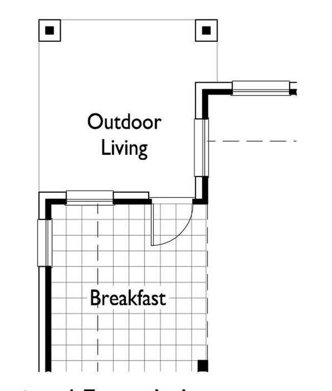 Optional Extended Outdoor Living