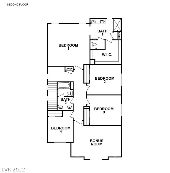 2665 FLOOR PLAN 2ND FLOOR