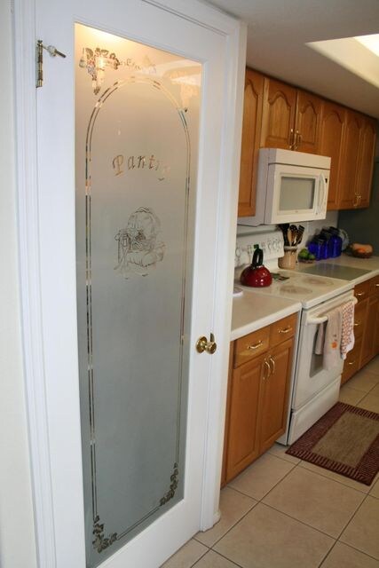 Glass Pantry Door
