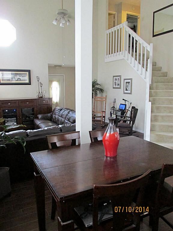 View of Living Room from the Breakfast Area.