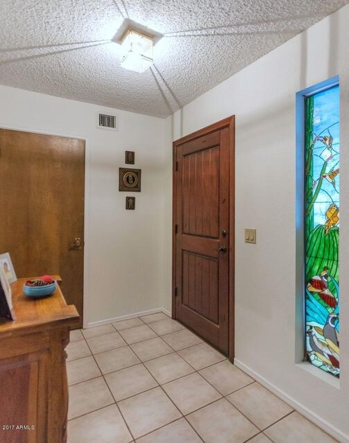 New mahogany front door