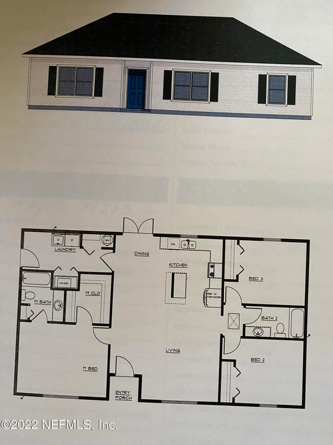 RENDERING AND FLOOR PLAN